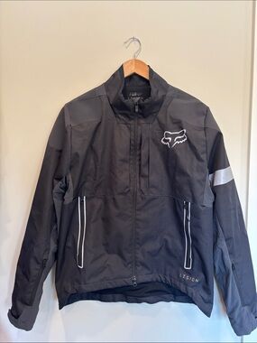 Fox Men's Black Performance Jacket with Gray Accents